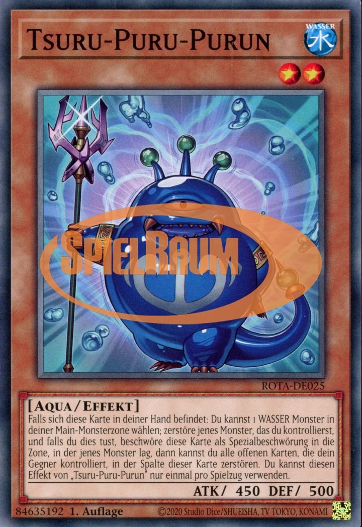 Tsuru-Puru-Purun Single: Yu-Gi-Oh! Rage of the Abyss Einzelkarte