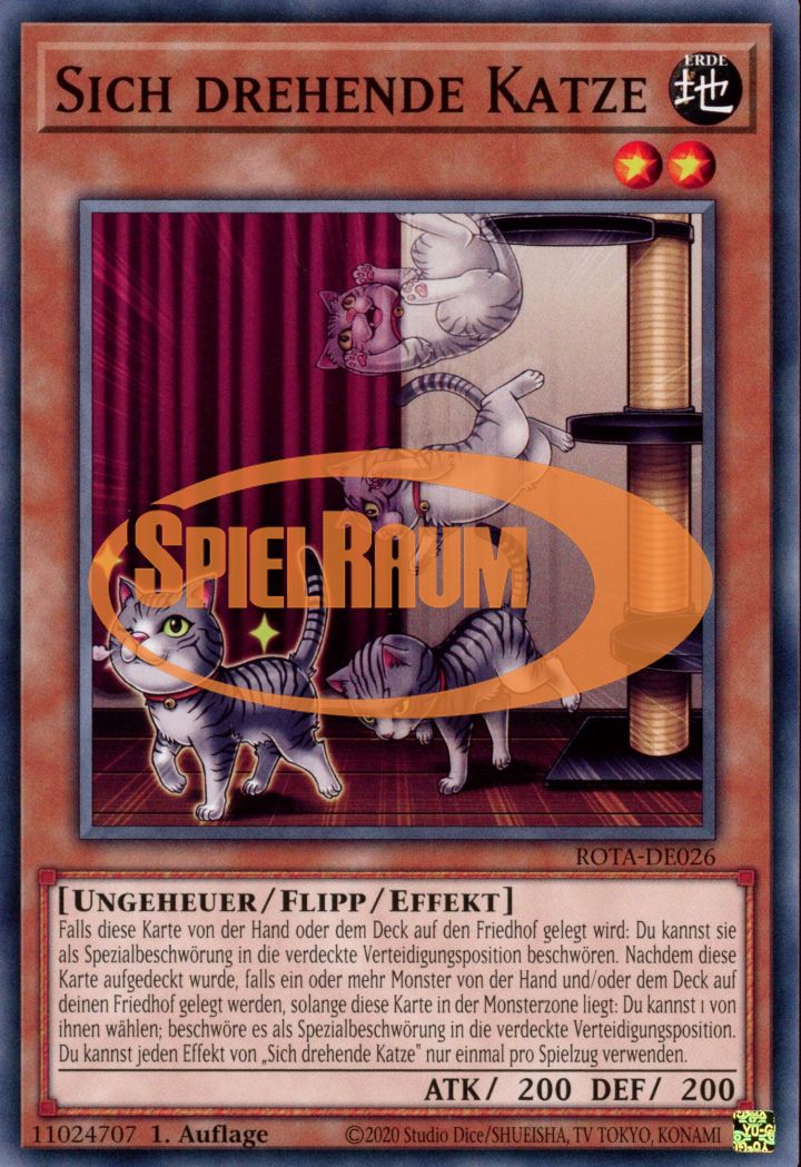 Flipping Feline Single: Yu-Gi-Oh! Rage of the Abyss Einzelkarte