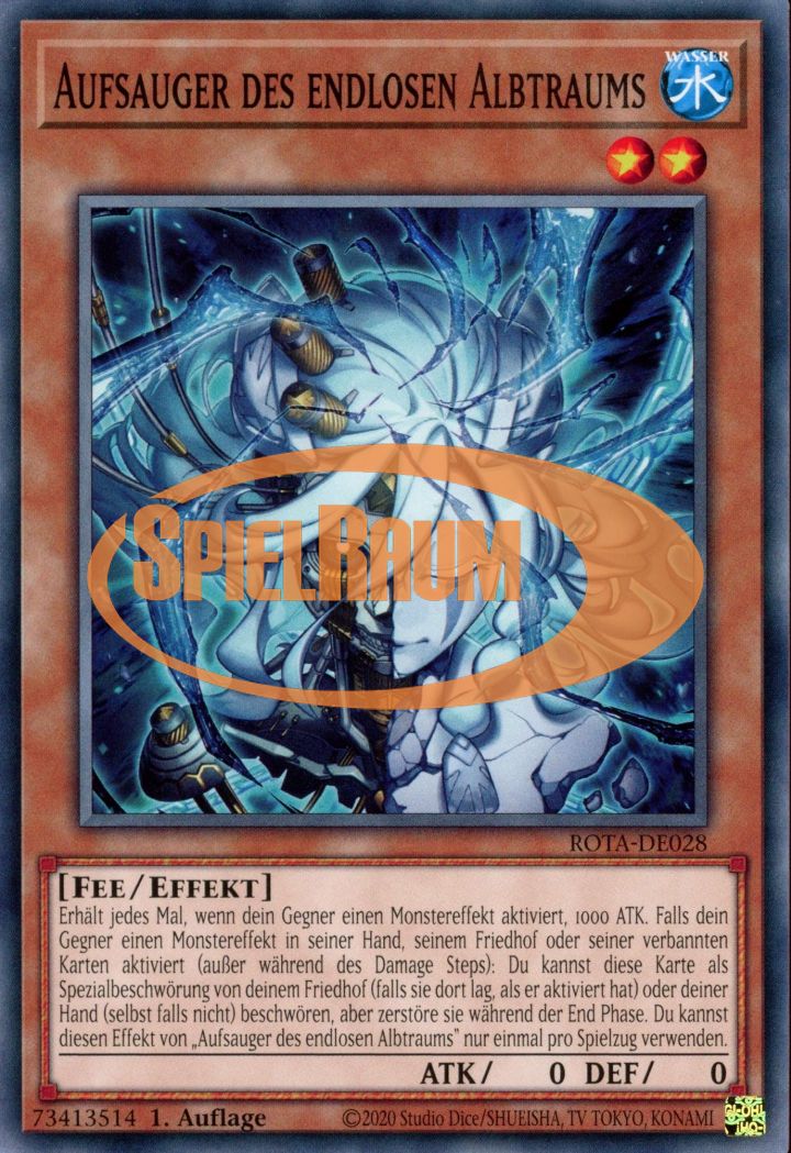 Neverending Nightmare Absorber Single: Yu-Gi-Oh! Rage of the Abyss Einzelkarte