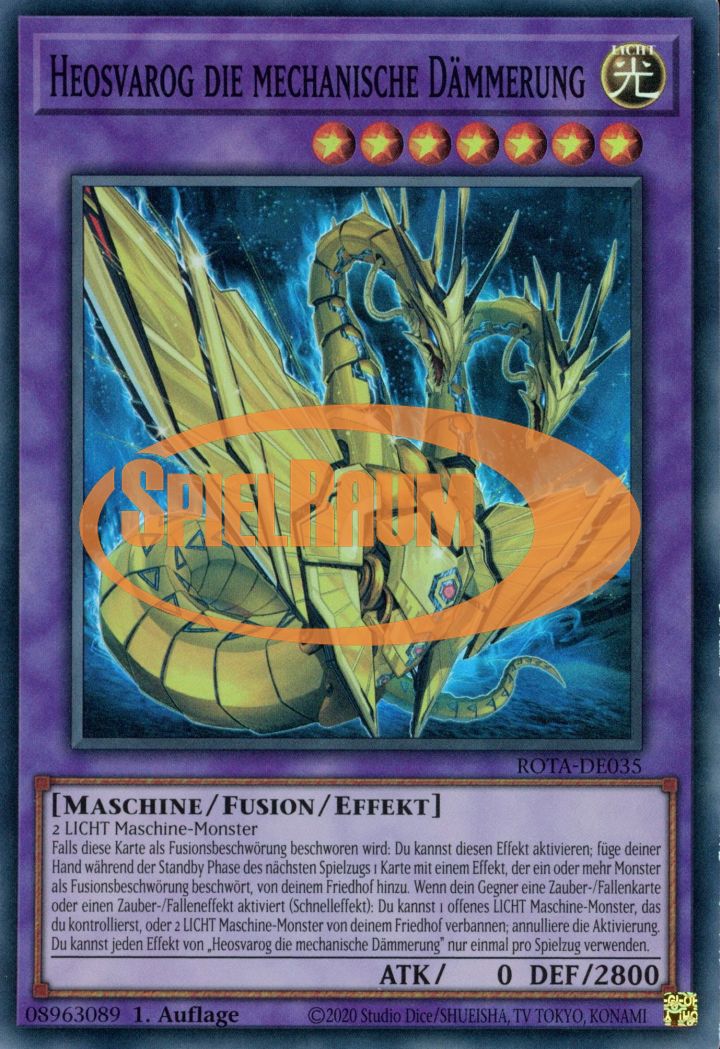 Heosvarog the Mechanical Dawn Single: Yu-Gi-Oh! Rage of the Abyss Einzelkarte