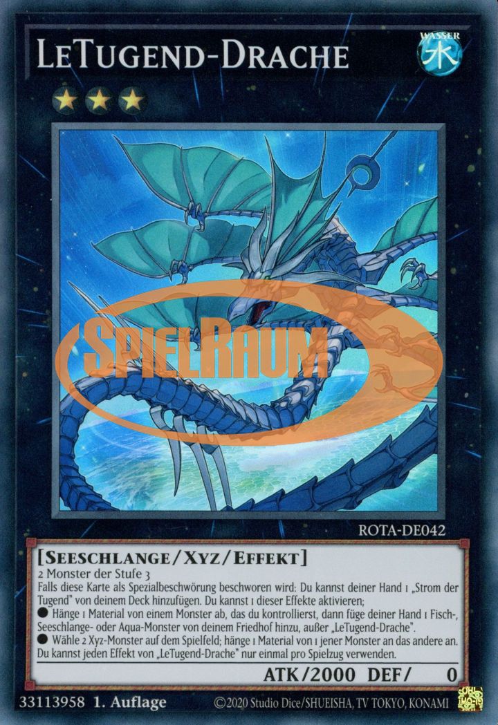 LeVirtue Dragon Single: Yu-Gi-Oh! Rage of the Abyss Einzelkarte