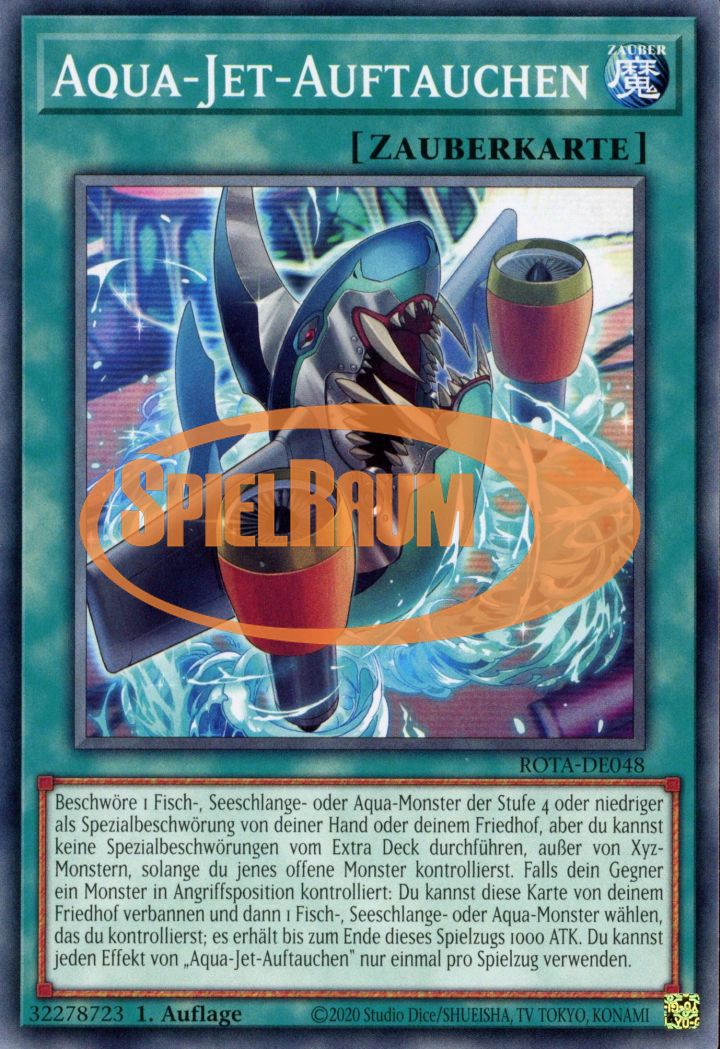 Aqua Jet Surface Single: Yu-Gi-Oh! Rage of the Abyss Einzelkarte