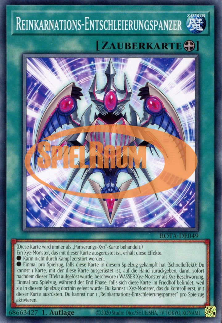 Reincarnation Unveiling Mail Single: Yu-Gi-Oh! Rage of the Abyss Einzelkarte