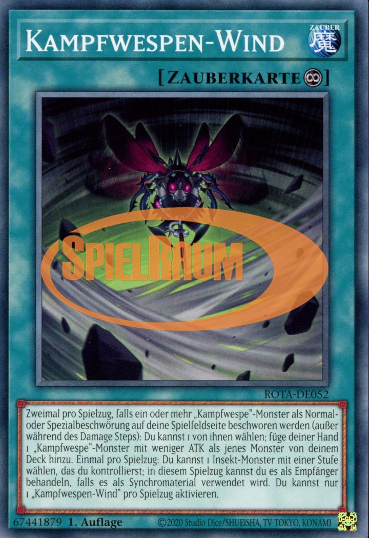 Battlewasp Wind Single: Yu-Gi-Oh! Rage of the Abyss Einzelkarte