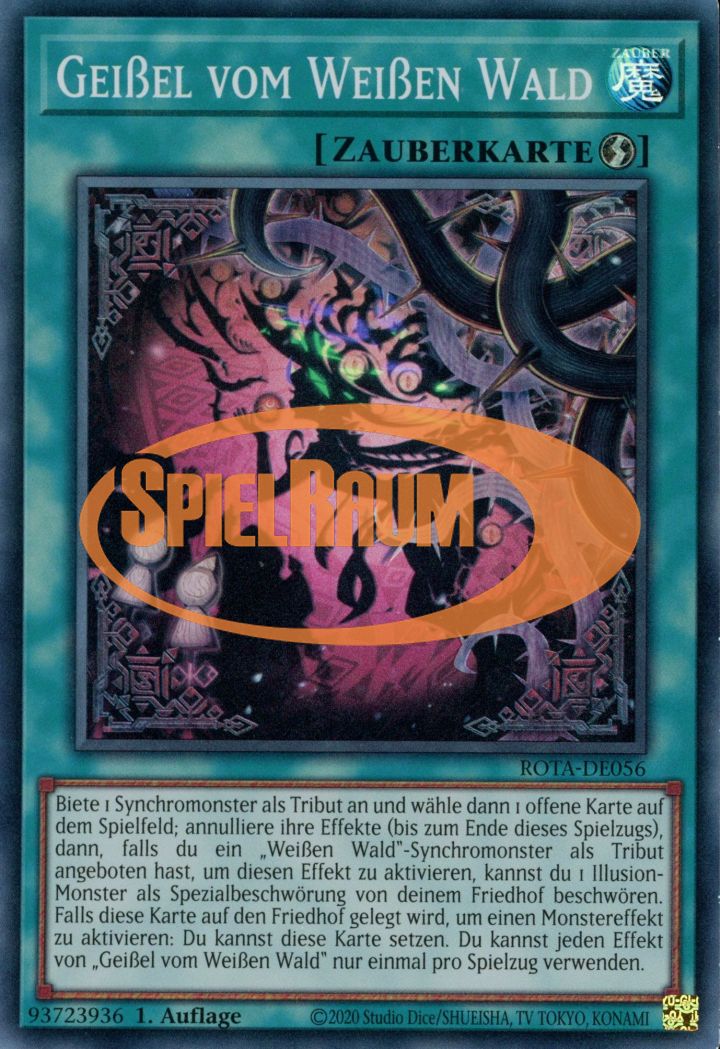 Scourge of the White Forest Single: Yu-Gi-Oh! Rage of the Abyss Einzelkarte
