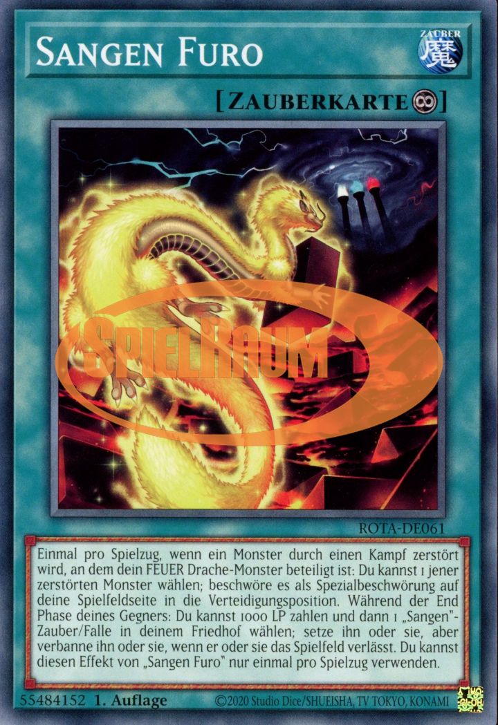 Sangen Furo Single: Yu-Gi-Oh! Rage of the Abyss Einzelkarte