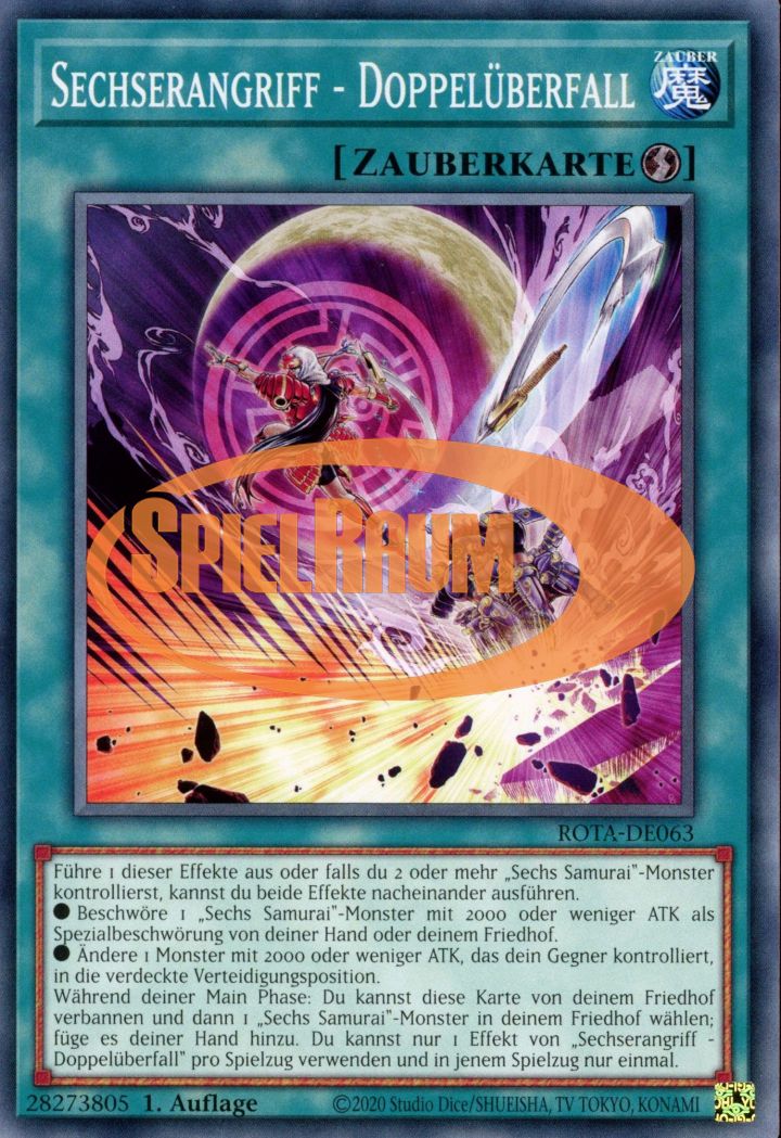 Six Strike - Double Assault Single: Yu-Gi-Oh! Rage of the Abyss Einzelkarte