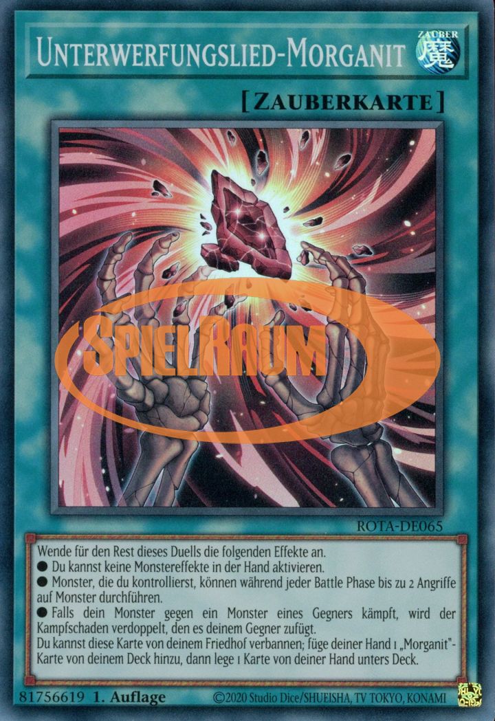 Succumbing-Song Morganite Single: Yu-Gi-Oh! Rage of the Abyss Einzelkarte