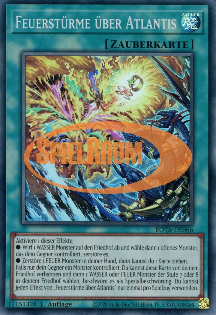 Firestorms Over Atlantis Single: Yu-Gi-Oh! Rage of the Abyss Einzelkarte