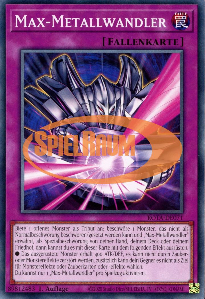 Max Metalmorph Single: Yu-Gi-Oh! Rage of the Abyss Einzelkarte
