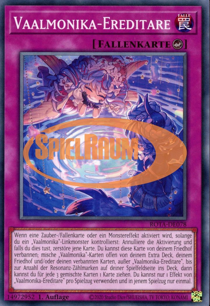 Vaalmonica Ereditare Single: Yu-Gi-Oh! Rage of the Abyss Einzelkarte