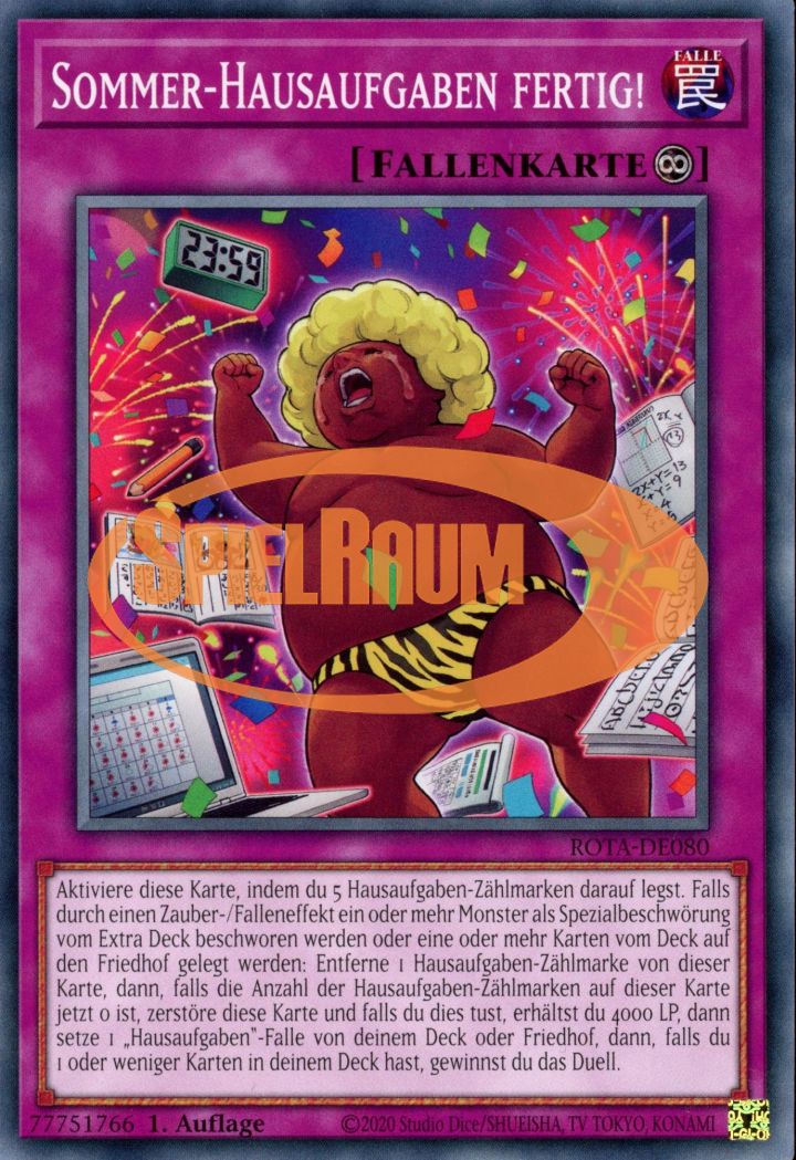 Summer Schoolwork Successful! Single: Yu-Gi-Oh! Rage of the Abyss Einzelkarte
