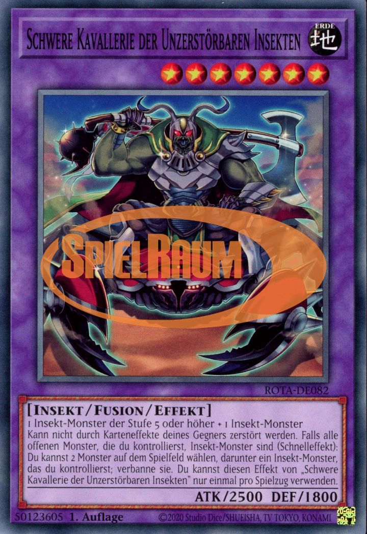 Heavy Cavalry of the Indestructible Insects Single: Yu-Gi-Oh! Rage of the Abyss Einzelkarte