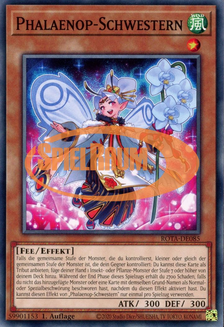 Phalaenop Sisters Single: Yu-Gi-Oh! Rage of the Abyss Einzelkarte