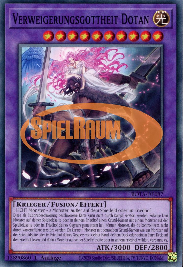 Denial Deity Dotan Single: Yu-Gi-Oh! Rage of the Abyss Einzelkarte
