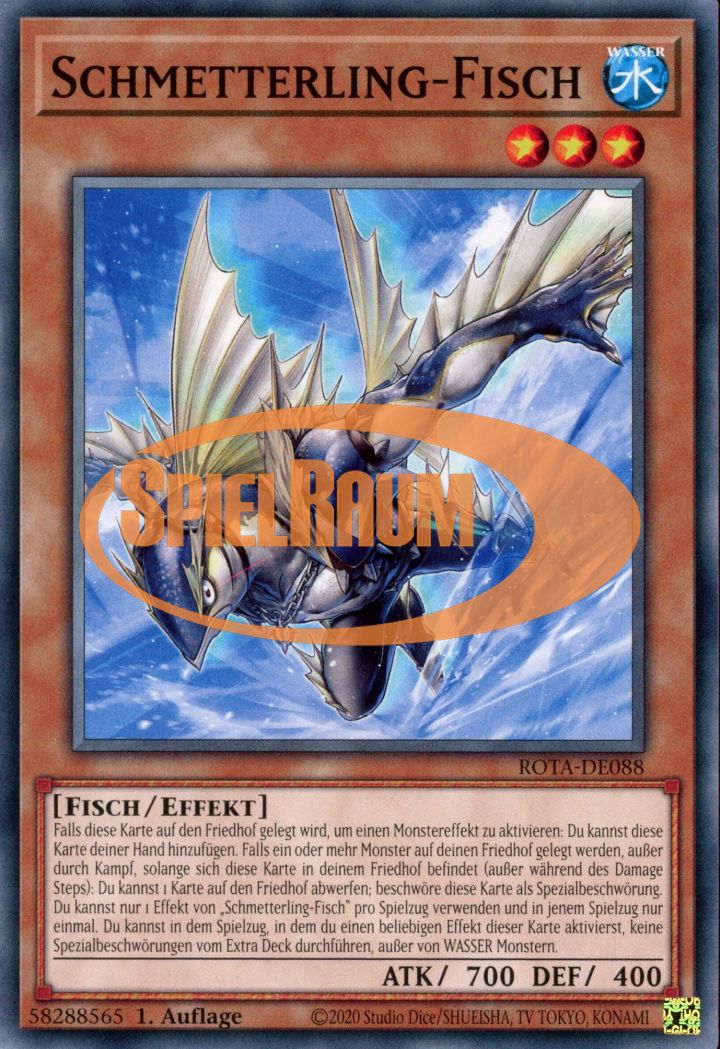 Butterfly Fish Single: Yu-Gi-Oh! Rage of the Abyss Einzelkarte