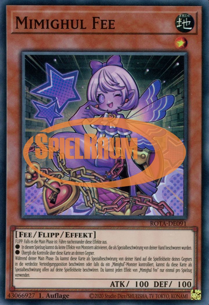 Mimighoul Fairy Single: Yu-Gi-Oh! Rage of the Abyss Einzelkarte