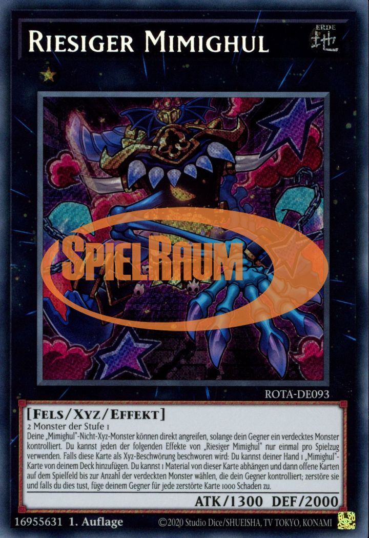 Giant Mimighoul (V.2 - Quarter Century Secret Rare) Single: Yu-Gi-Oh! Rage of the Abyss Einzelkarte