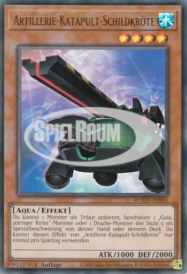 Artillery Catapult Turtle Single: Yu-Gi-Oh! Rise of the Duelist Einzelkarte
