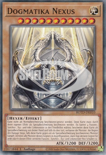 Dogmatika Nexus Single: Yu-Gi-Oh! Rise of the Duelist Einzelkarte