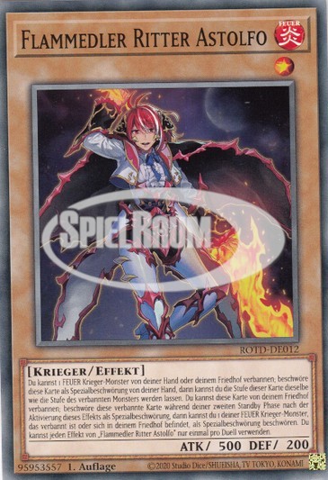 Infernoble Knight Astolfo Single: Yu-Gi-Oh! Rise of the Duelist Einzelkarte