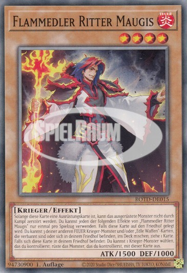 Infernoble Knight Maugis Single: Yu-Gi-Oh! Rise of the Duelist Einzelkarte