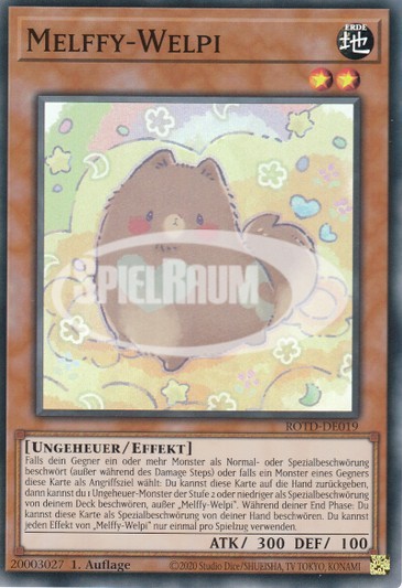 Melffy Puppy Single: Yu-Gi-Oh! Rise of the Duelist Einzelkarte