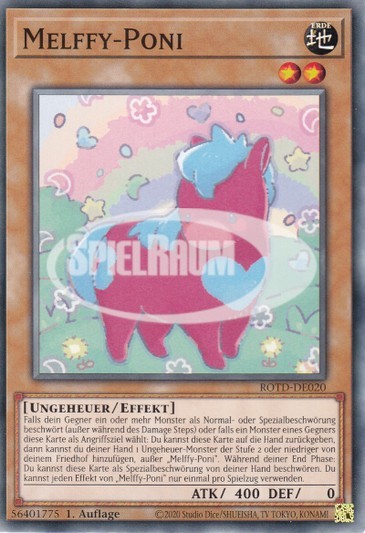 Melffy Pony Single: Yu-Gi-Oh! Rise of the Duelist Einzelkarte