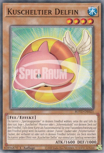 Fluffal Dolphin Single: Yu-Gi-Oh! Rise of the Duelist Einzelkarte