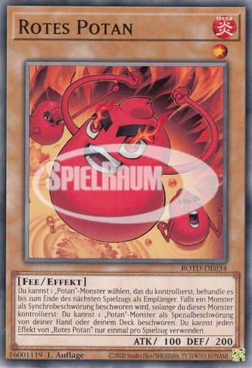 Red Potan Single: Yu-Gi-Oh! Rise of the Duelist Einzelkarte