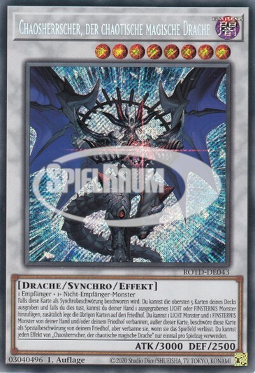 Chaos Ruler, the Chaotic Magical Dragon Single: Yu-Gi-Oh! Rise of the Duelist Einzelkarte