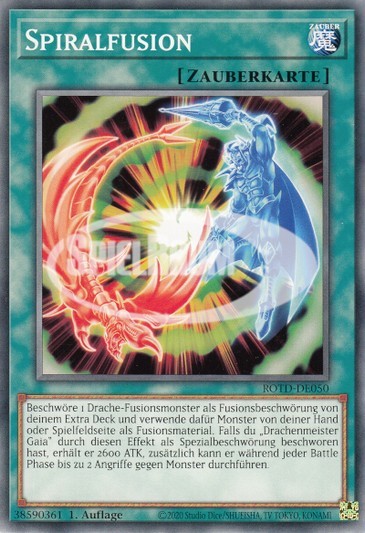 Spiral Fusion Single: Yu-Gi-Oh! Rise of the Duelist Einzelkarte