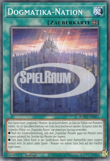Dogmatika Nation Single: Yu-Gi-Oh! Rise of the Duelist Einzelkarte