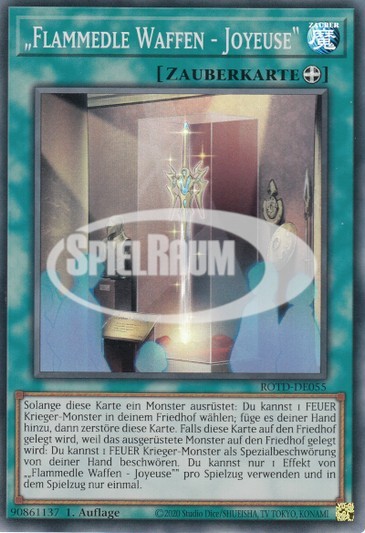 "Infernoble Arms - Joyeuse" Single: Yu-Gi-Oh! Rise of the Duelist Einzelkarte