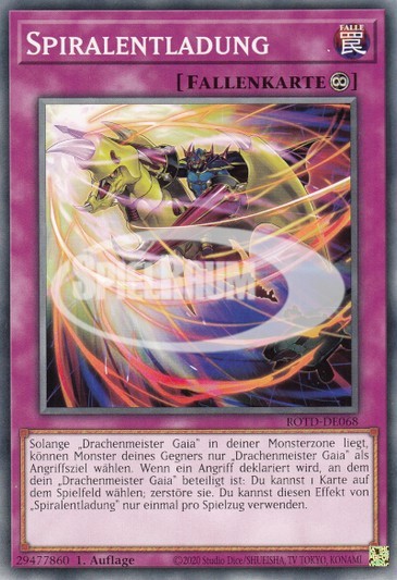 Spiral Discharge Single: Yu-Gi-Oh! Rise of the Duelist Einzelkarte
