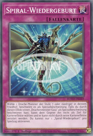 Spiral Reborn Single: Yu-Gi-Oh! Rise of the Duelist Einzelkarte