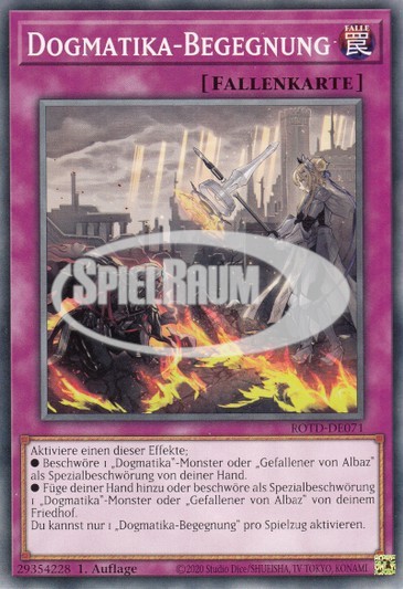 Dogmatika Encounter Single: Yu-Gi-Oh! Rise of the Duelist Einzelkarte