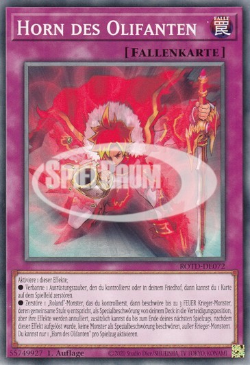 Horn of Olifant Single: Yu-Gi-Oh! Rise of the Duelist Einzelkarte