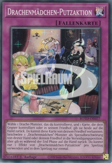 Dragonmaid Tidying Single: Yu-Gi-Oh! Rise of the Duelist Einzelkarte