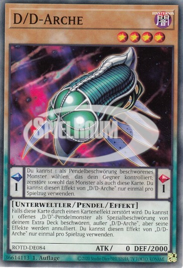 D/D Ark Single: Yu-Gi-Oh! Rise of the Duelist Einzelkarte