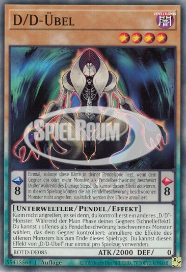 D/D Evil Single: Yu-Gi-Oh! Rise of the Duelist Einzelkarte