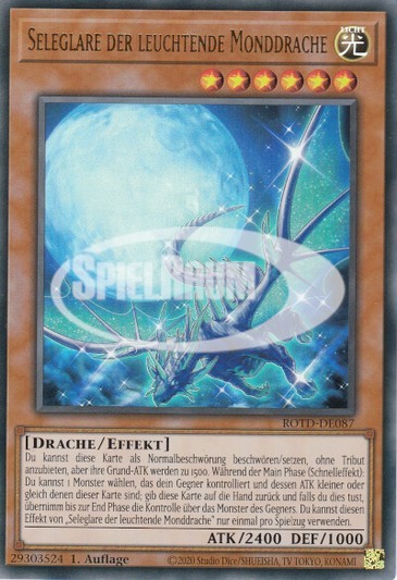 Seleglare the Luminous Lunar Dragon Single: Yu-Gi-Oh! Rise of the Duelist Einzelkarte