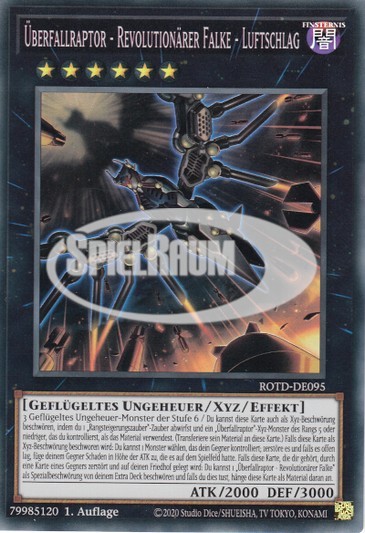 Raidraptor - Revolution Falcon - Air Raid Single: Yu-Gi-Oh! Rise of the Duelist Einzelkarte