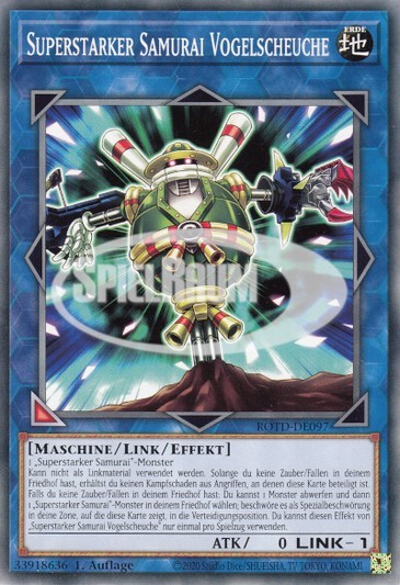 Superheavy Samurai Scarecrow Single: Yu-Gi-Oh! Rise of the Duelist Einzelkarte