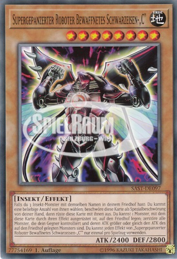 Super Armored Robot Armed Black Iron "C"