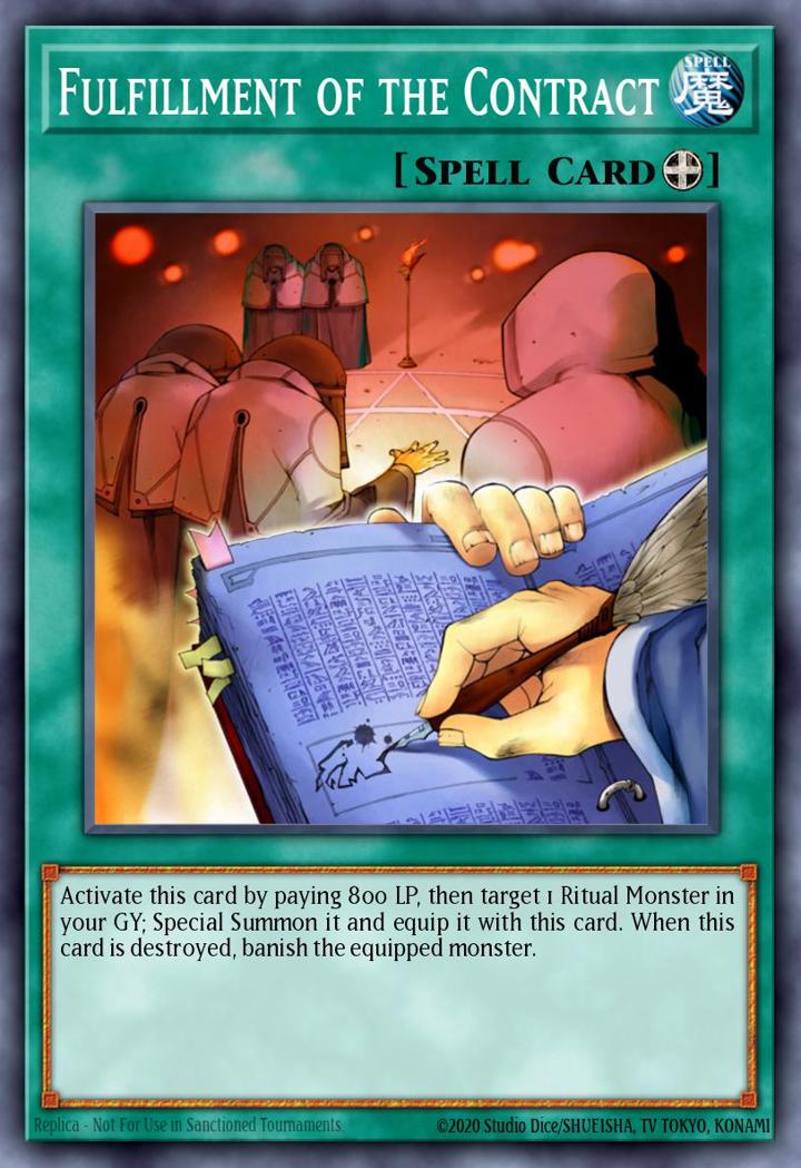 Fulfillment of the Contract Single: Yu-Gi-Oh! Speed Duel: Attack from the Deep Einzelkarte