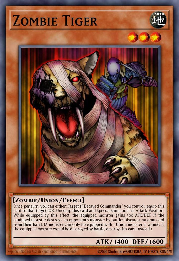 Zombie Tiger Single: Yu-Gi-Oh! Speed Duel: Arena of Lost Souls Einzelkarte