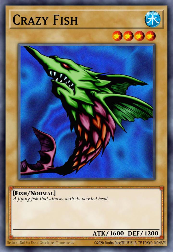 Crazy Fish Single: Yu-Gi-Oh! Speed Duel: Trials of the Kingdom Einzelkarte