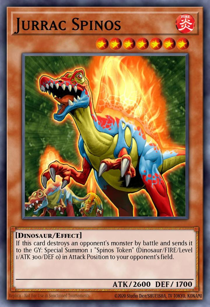 Jurrac Spinos Single: Yu-Gi-Oh! Speed Duel: Trials of the Kingdom Einzelkarte