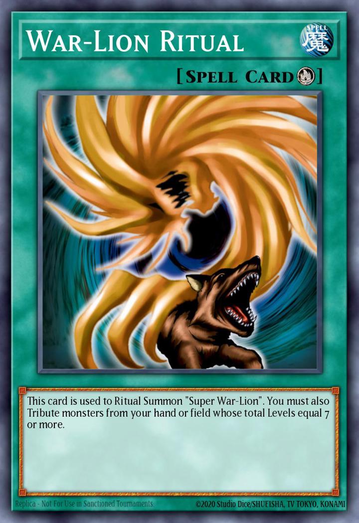 War-Lion Ritual Single: Yu-Gi-Oh! Speed Duel: Trials of the Kingdom Einzelkarte